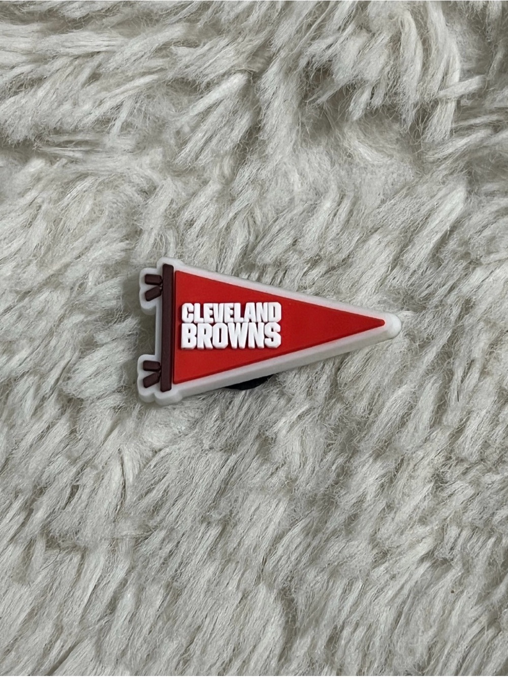Cleveland Brown Croc Charm